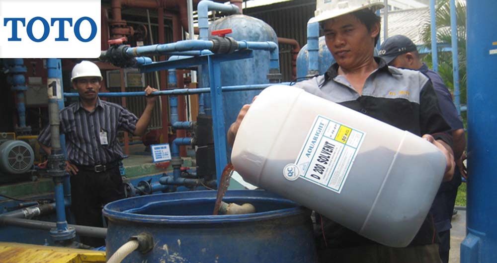 Chemical Cleaning Pipa Air di PT Surya Toto Indonesia Tbk
