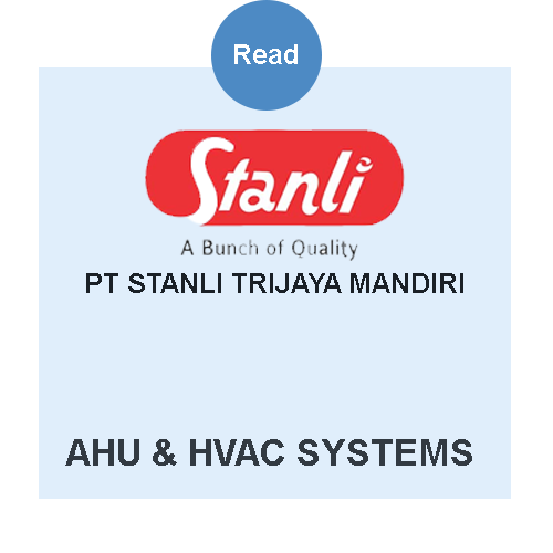 instalasi sistem HVAC pt stanli trijaya mandiri pabrik makanan