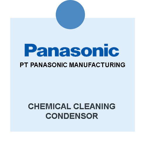 chemical cleaning condensor cooling tower pt panasonic manufacturing
