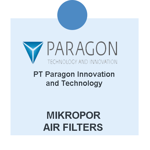 Filter mikropor udara Hepa pt paragon innovation and technology