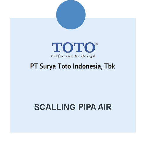 scalling kerak pipa air pt surya toto indonesia sodium hypochlorite